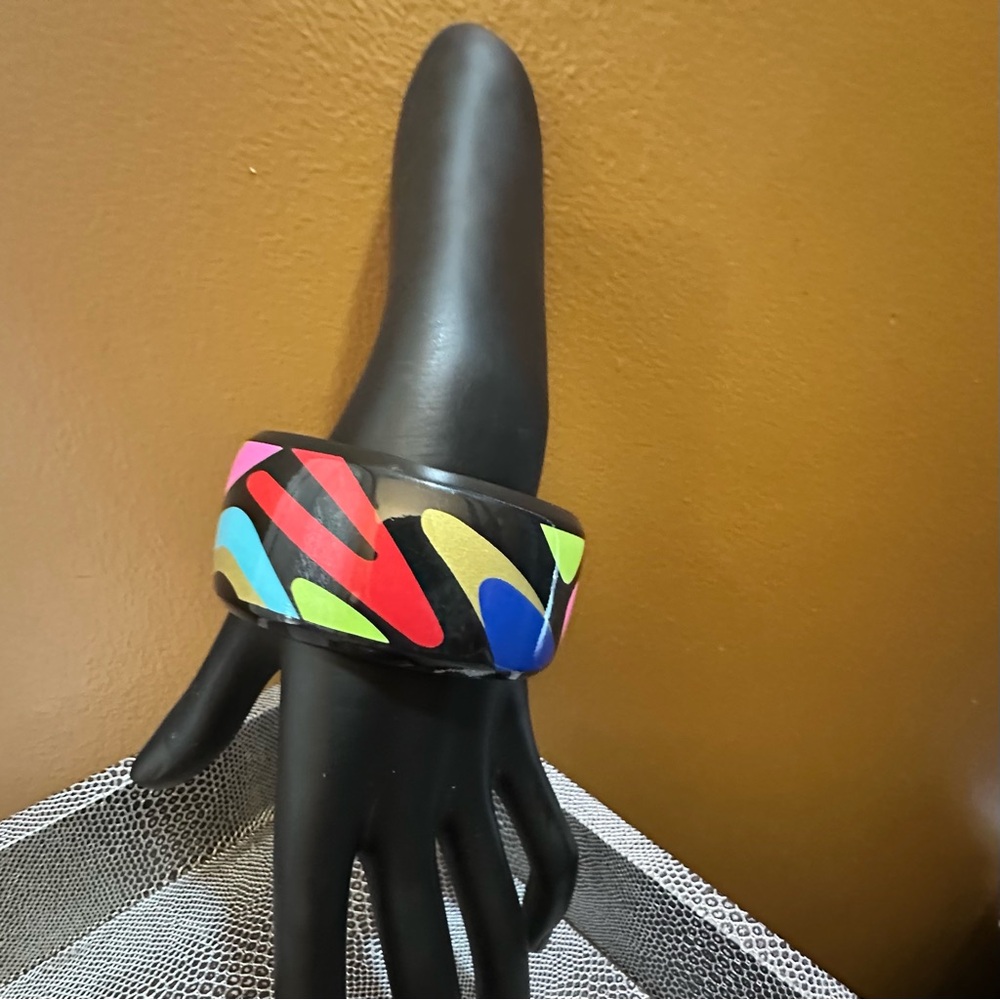 Vintage 1980’s Colorful Acrylic bracelet